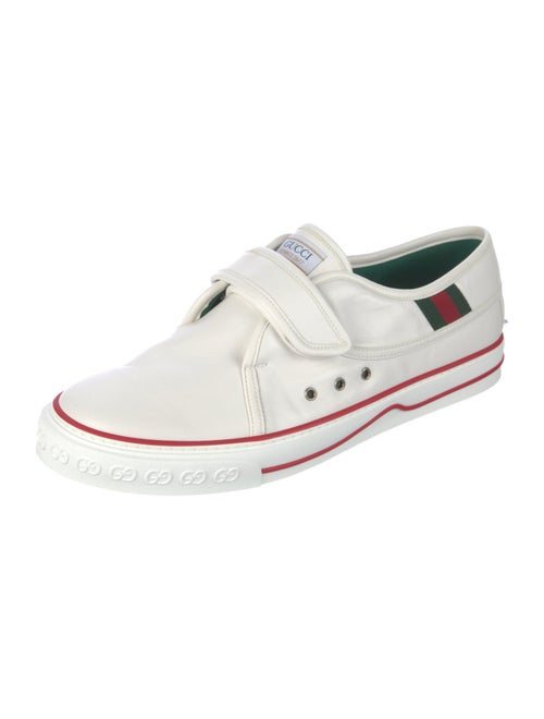 Gucci Leather Colorblock Pattern Sneakers