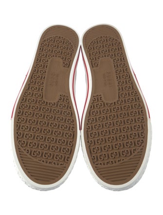 Gucci Leather Colorblock Pattern Sneakers