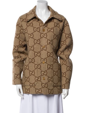 Gucci 2022 Jumbo GG Peacoat