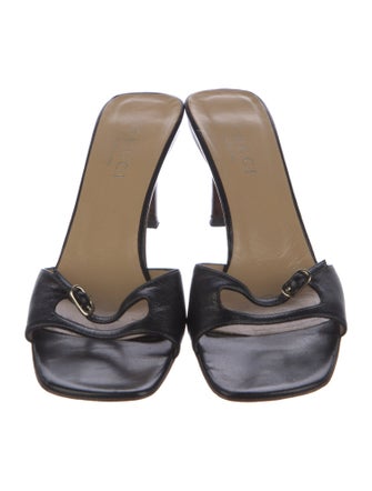 Gucci Leather Slides