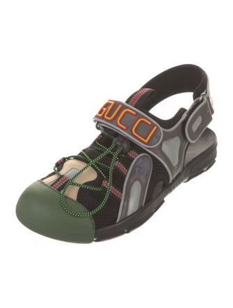 Gucci Mesh Accents Sandals