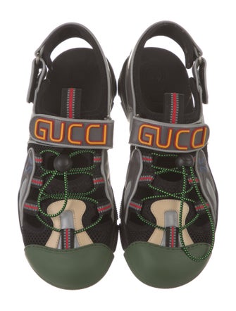 Gucci Mesh Accents Sandals