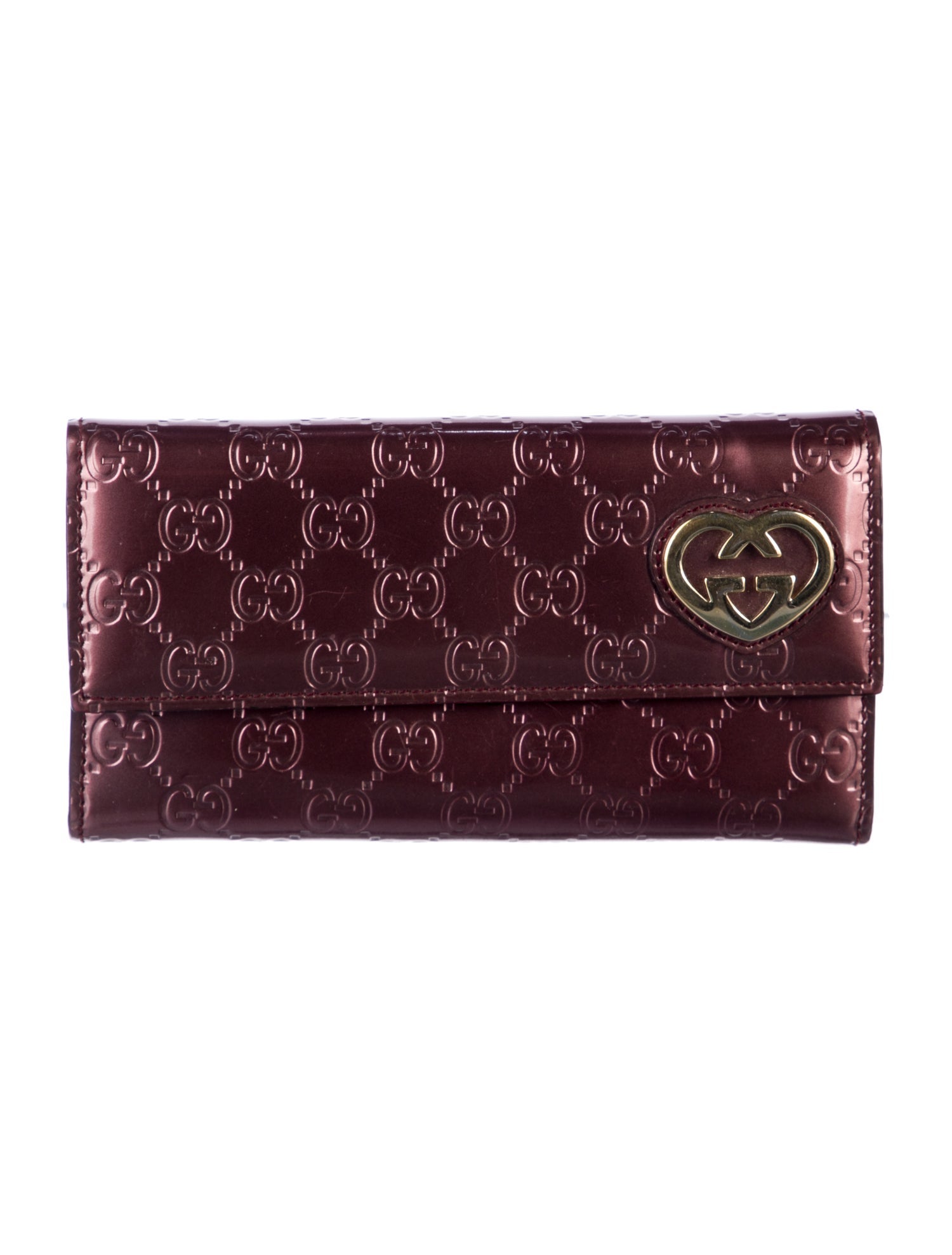 Gucci Lovely Heart GG Signature Wallet