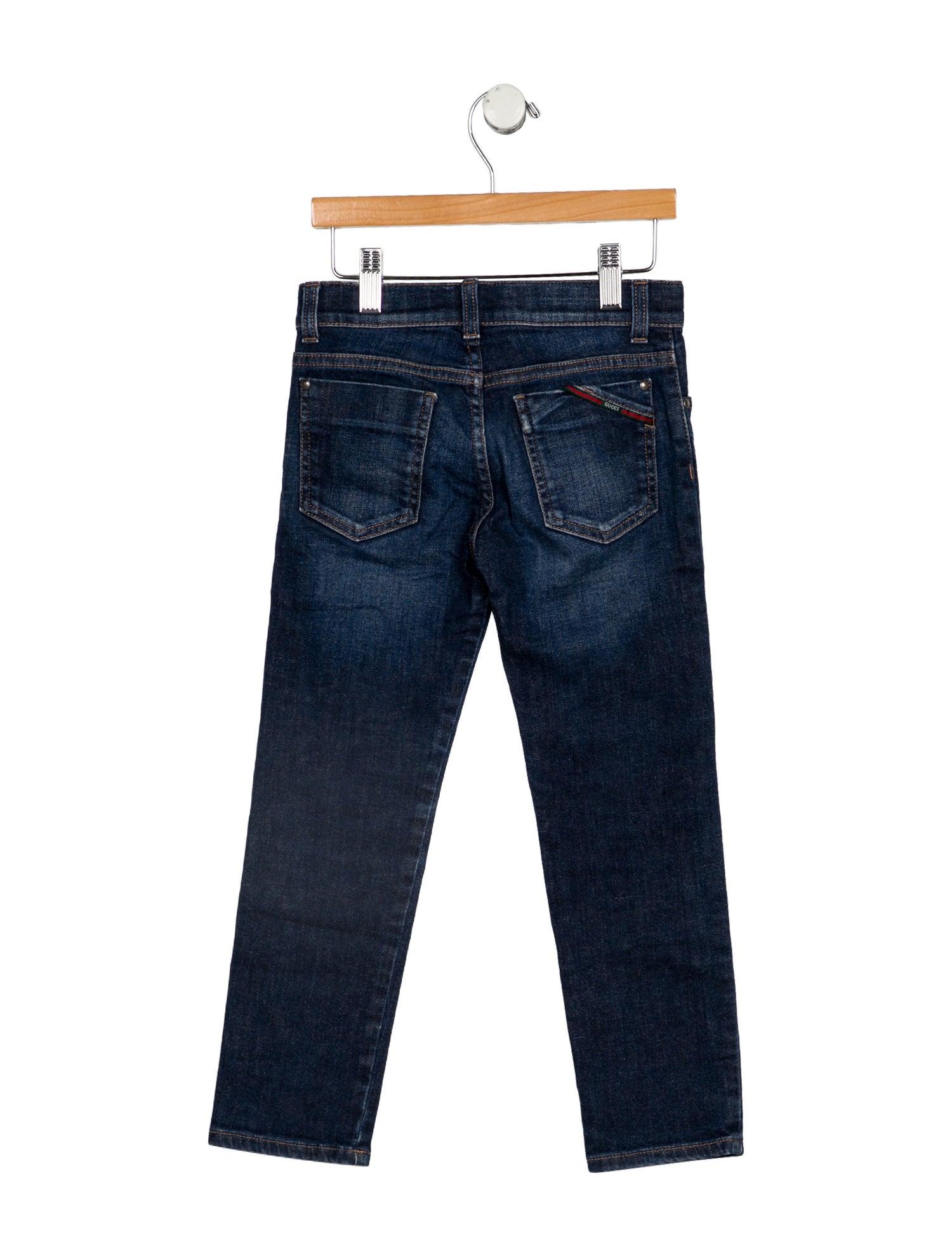 Gucci toddler boys' blue jeans