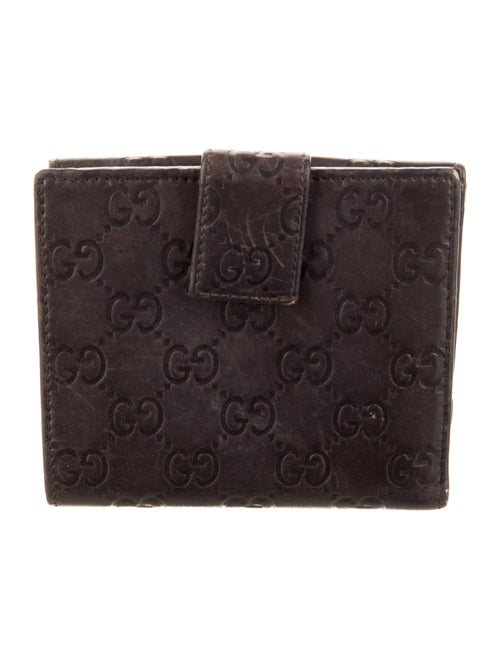 Gucci GG Signature Leather Compact Wallet