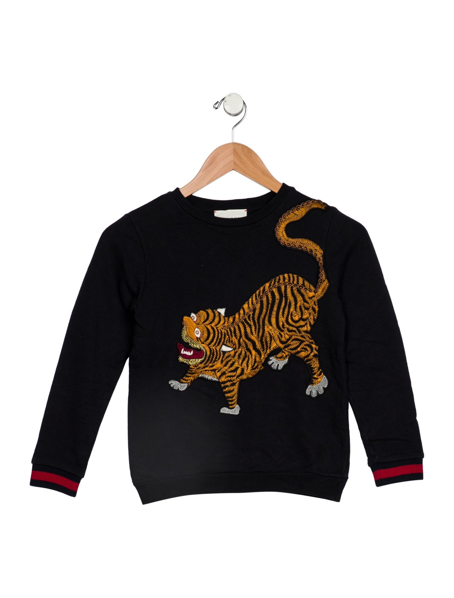 Gucci kid girls; blue and orange sweater