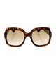 Gucci Interlocking G Logo Oversize Sunglasses