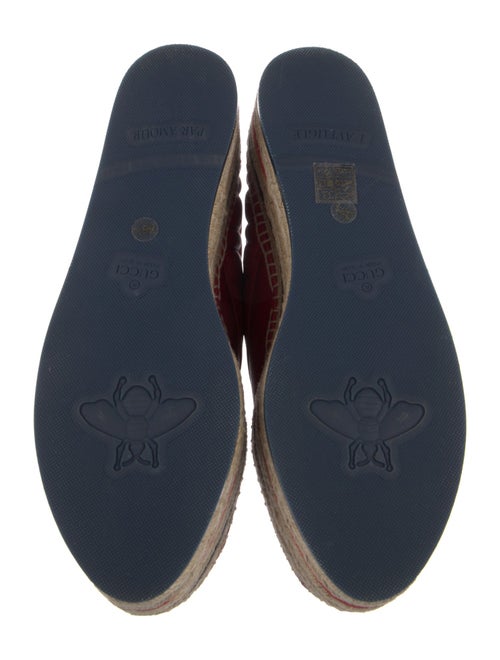 Gucci Interlocking G Logo Leather Espadrille Sneakers