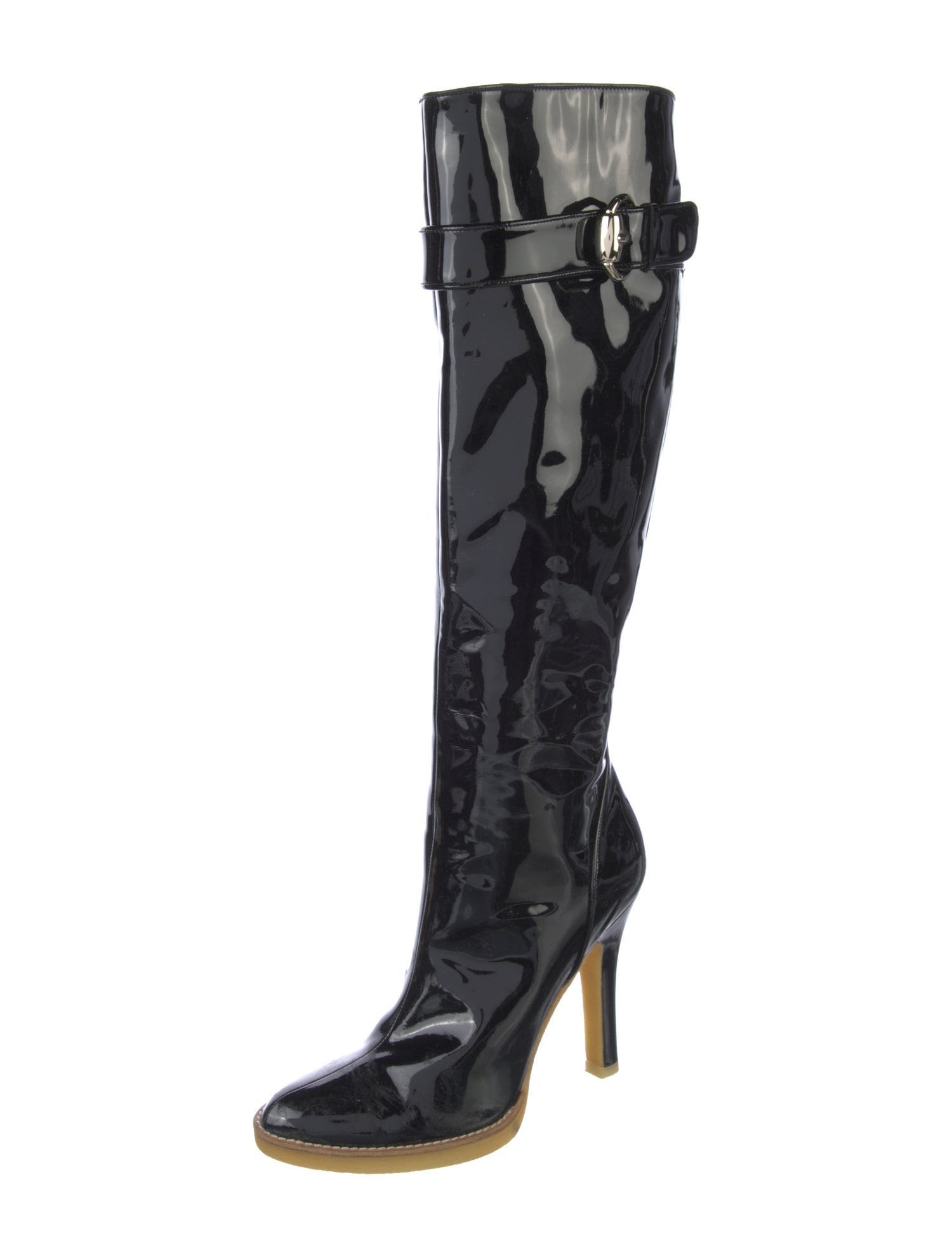 Gucci Patent Leather Boots