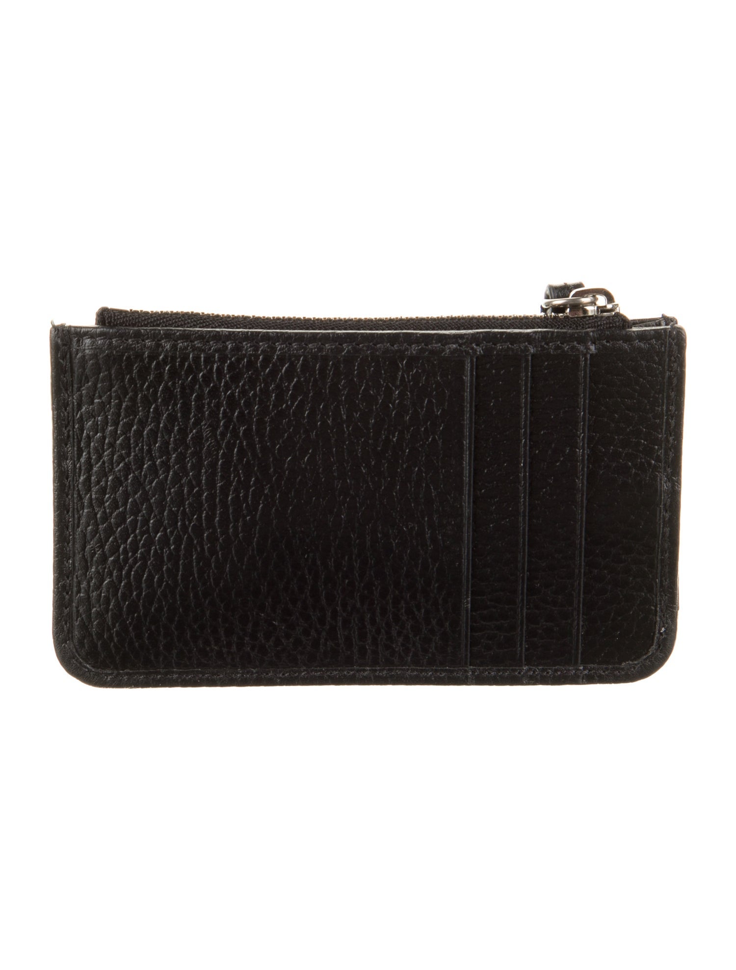 Gucci Double G Logo Leather Coin Pouch