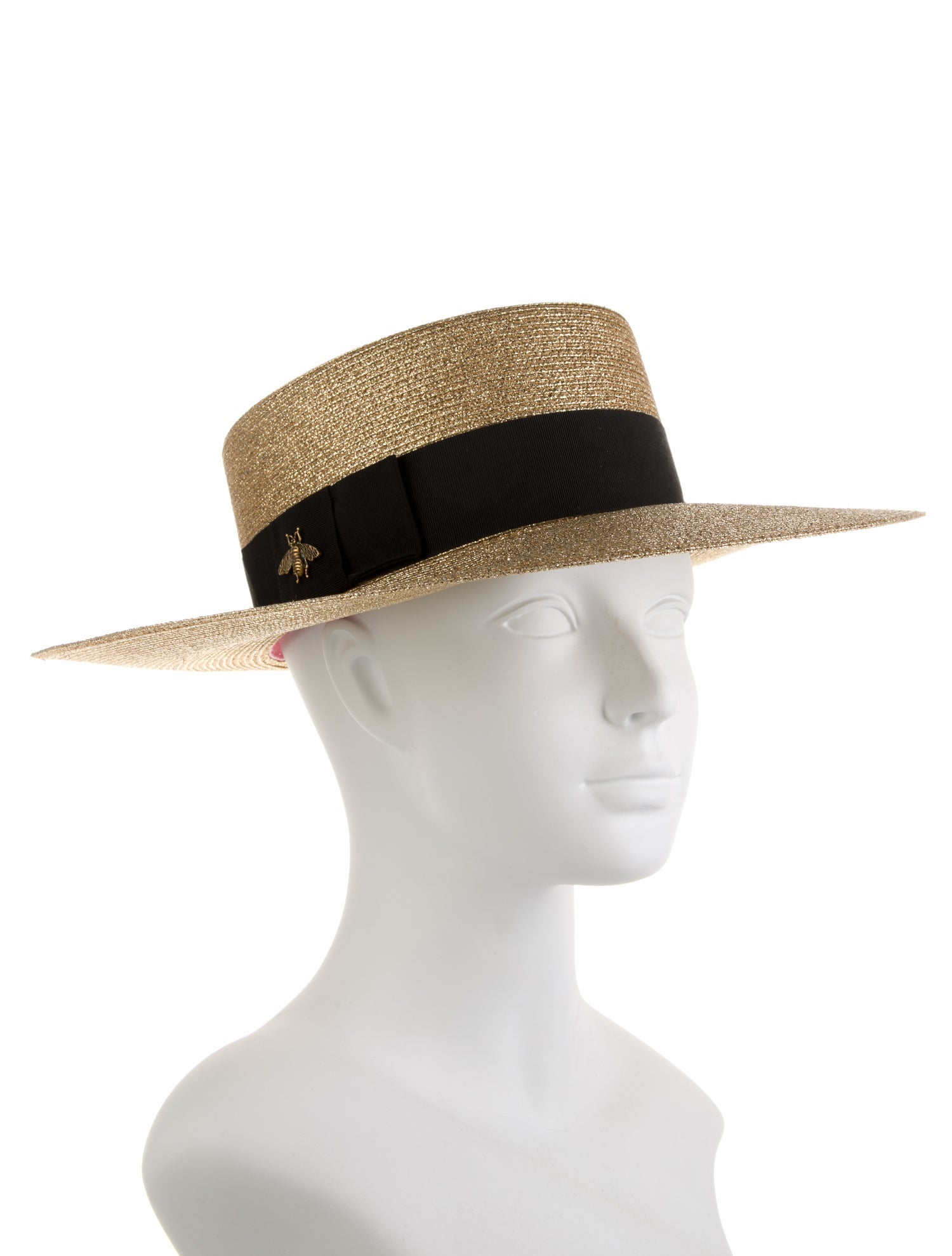 Gucci Lamé Papier Hat.