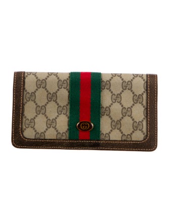 Gucci Accessory Collection Web Accent Wallet