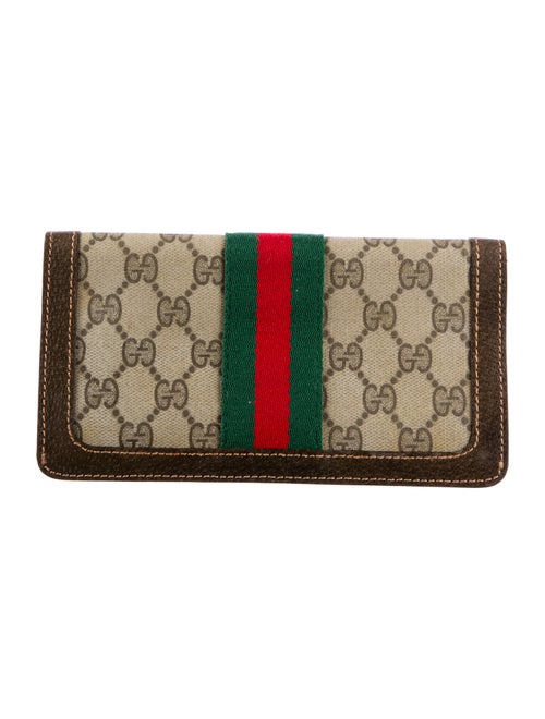 Gucci Accessory Collection Web Accent Wallet