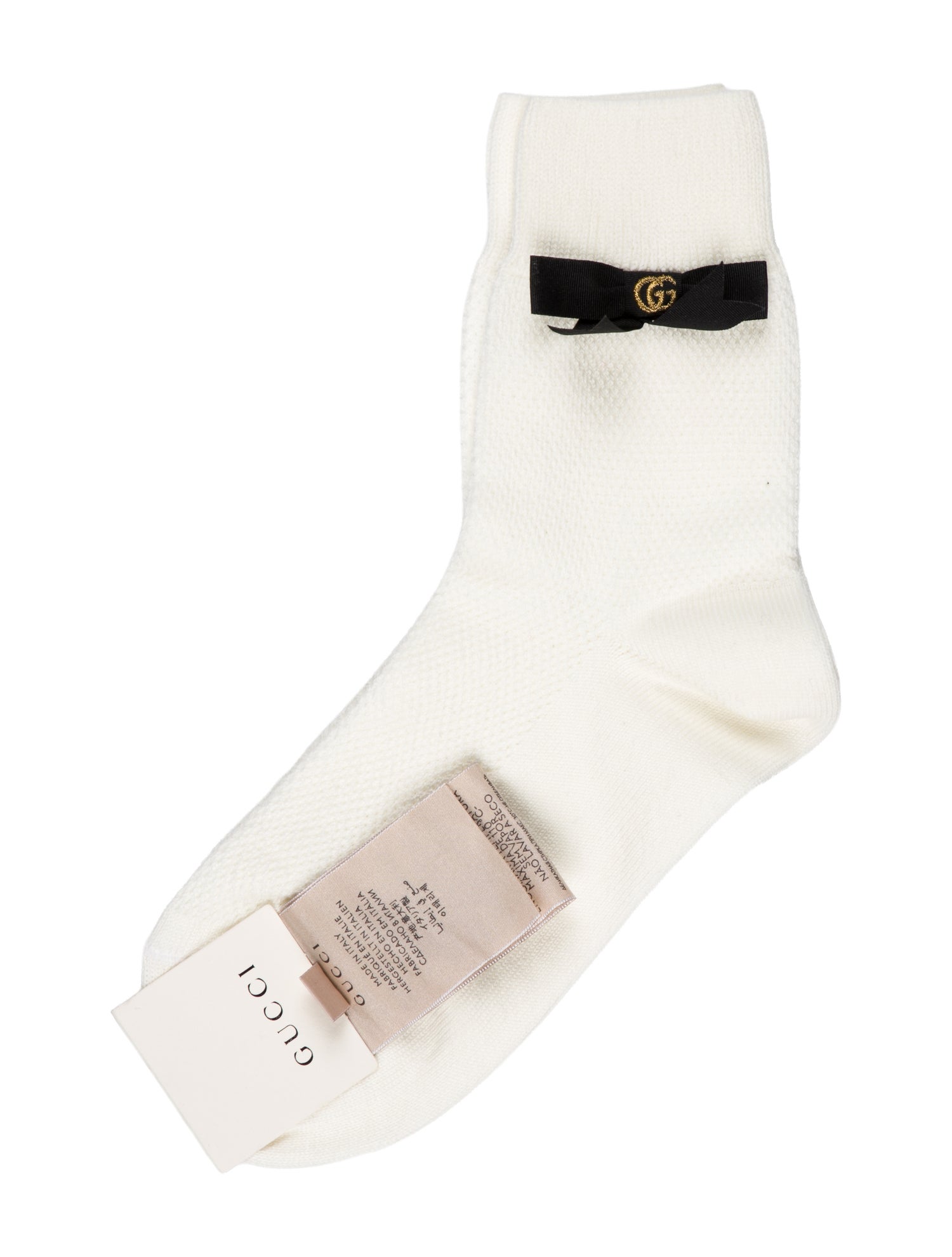 Gucci Bow Accented Socks w/Tags