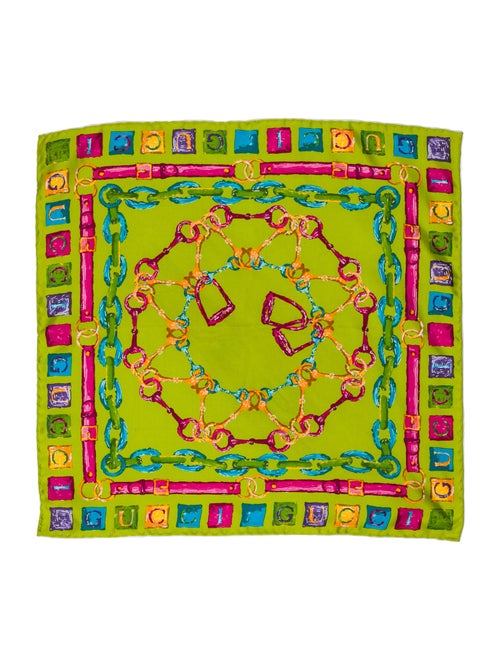 Gucci Silk Blooms Print Scarf