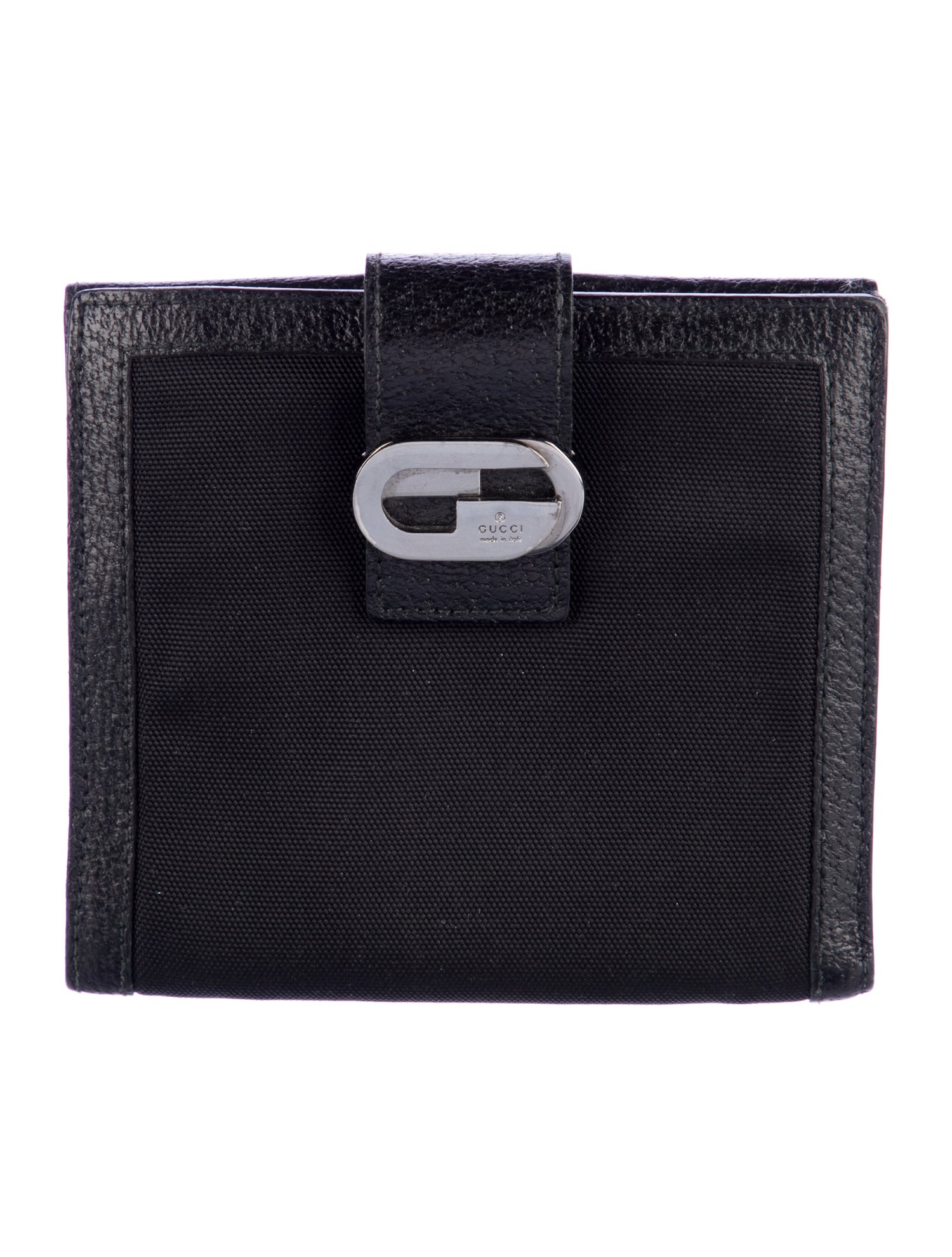 Gucci Vintage Canvas Compact Wallet