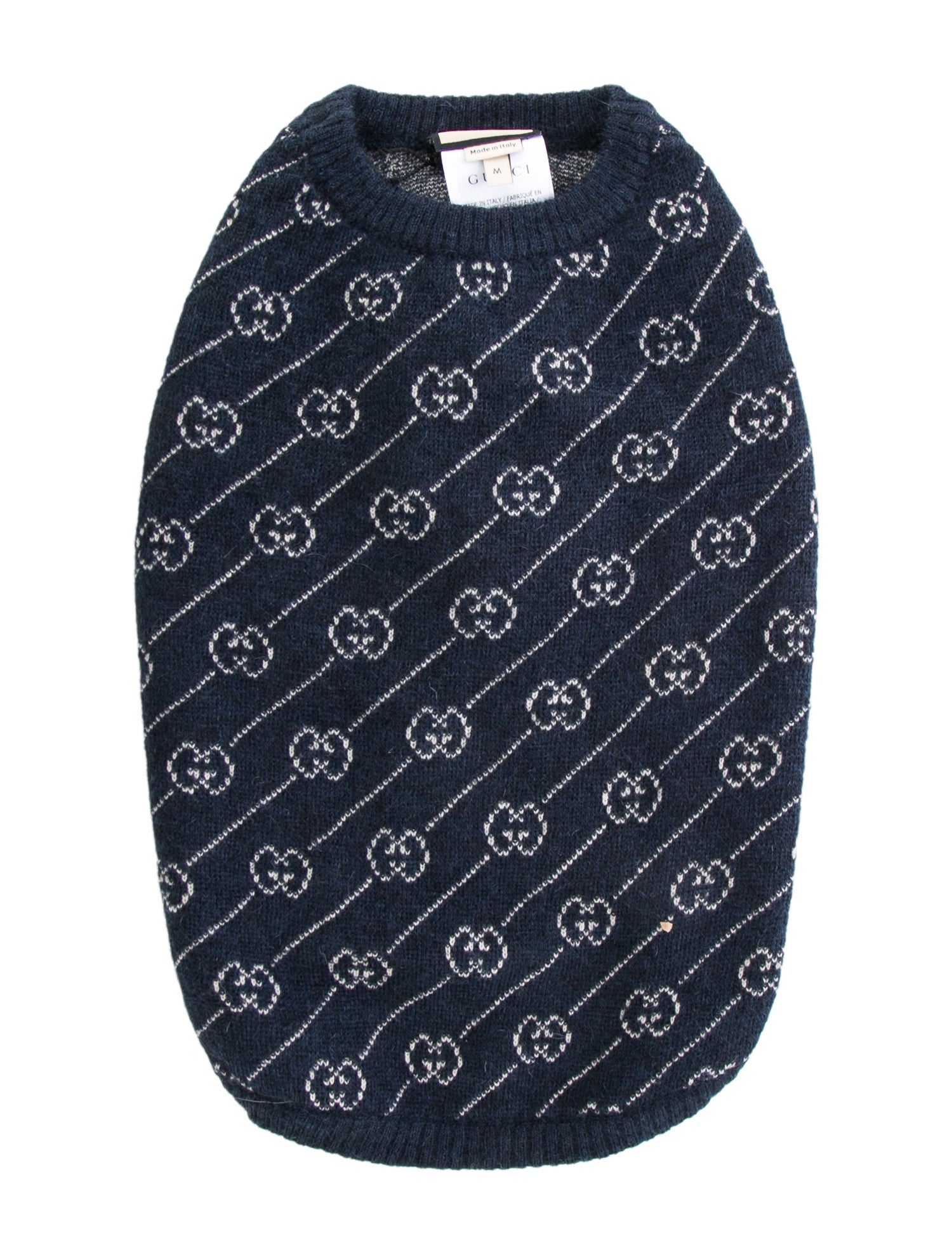 Gucci GG Diagonal Pet Sweater w/ Tags
