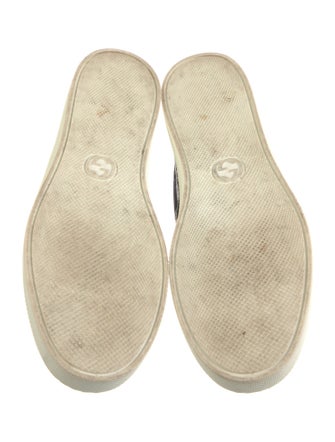 Gucci Web Accent Leather Loafer Sneakers