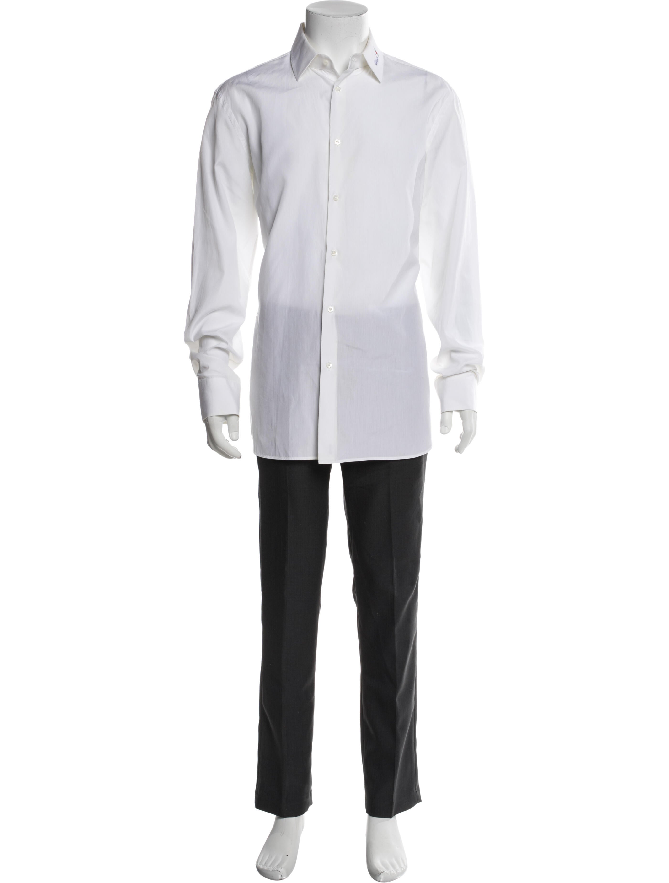 Gucci Logo Long Sleeve Tuxedo Shirt