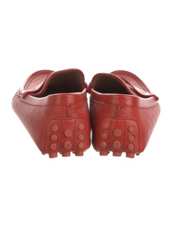 Gucci Imprimé Pattern Leather Drivers