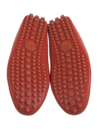 Gucci Imprimé Pattern Leather Drivers