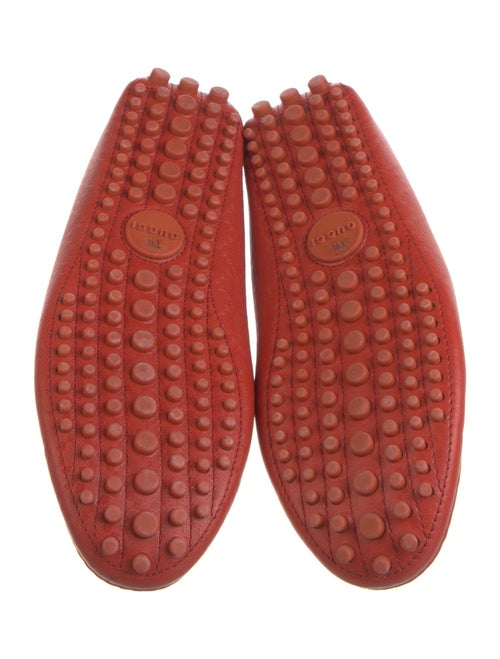 Gucci Imprimé Pattern Leather Drivers