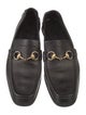 Gucci Horsebit Accent Leather Loafers
