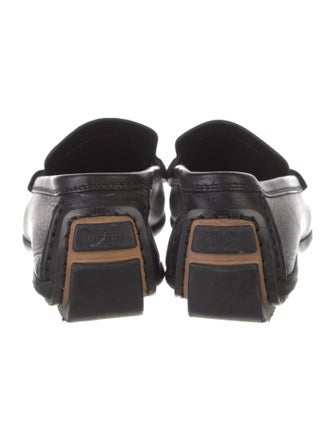 Gucci Horsebit Accent Leather Loafers