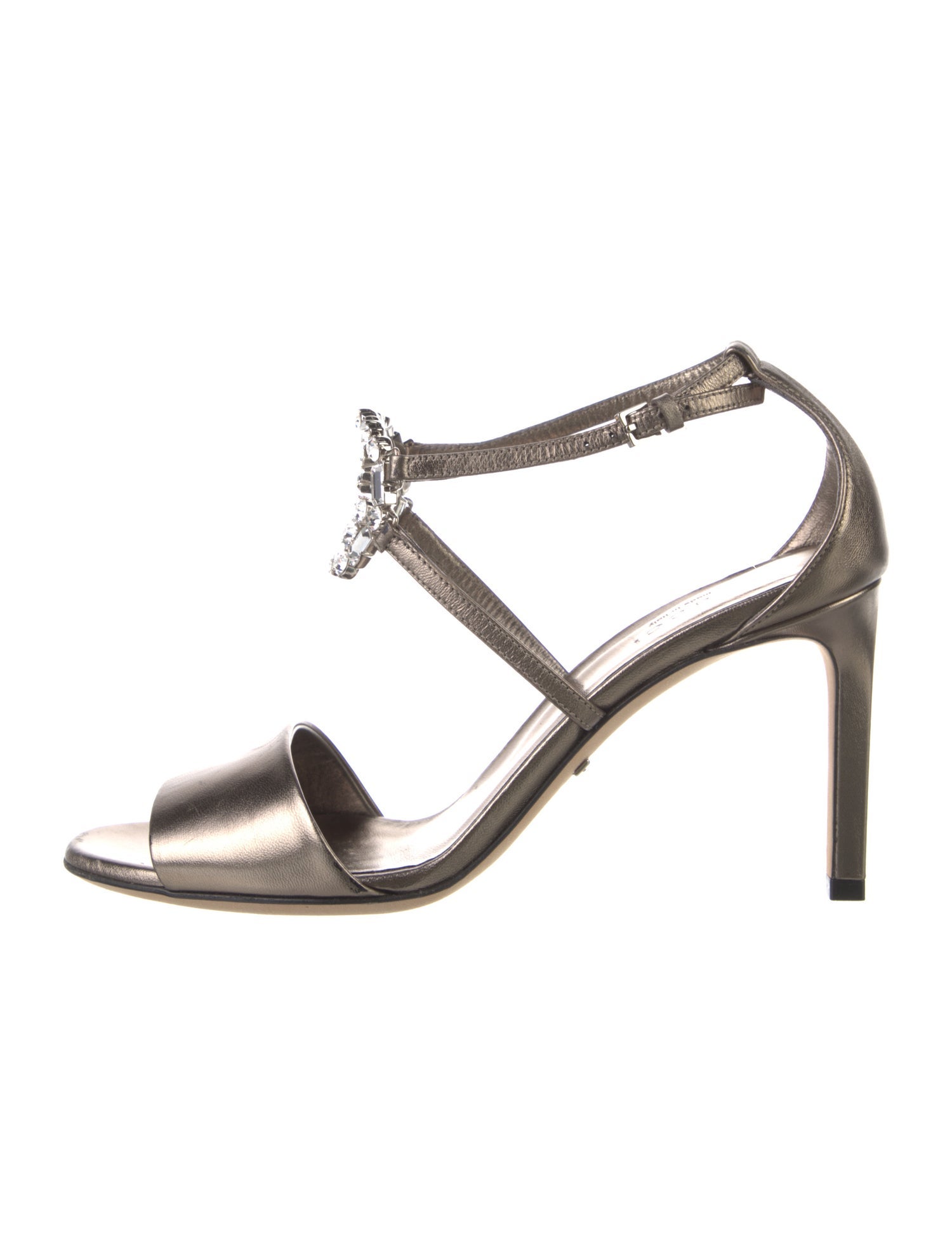 Gucci Interlocking G Logo Leather Sandals