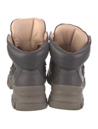Gucci Leather Hiking Boots