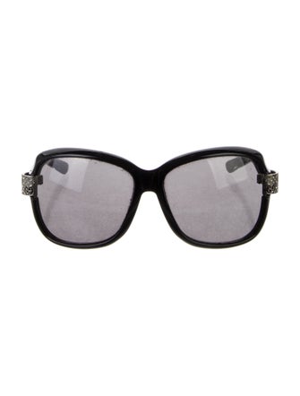 Gucci Microguccissima Pattern Oversize Sunglasses