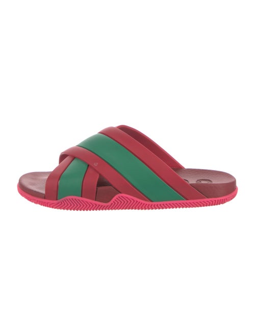 Gucci Web Accent Rubber Slides