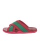 Gucci Web Accent Rubber Slides