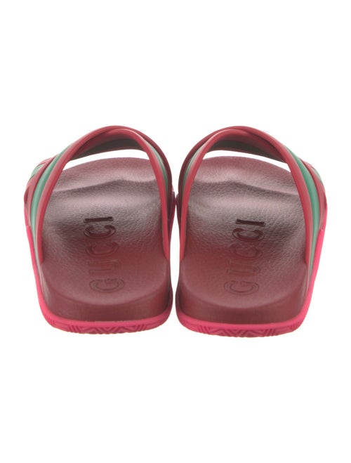 Gucci Web Accent Rubber Slides