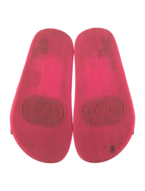 Gucci Web Accent Rubber Slides
