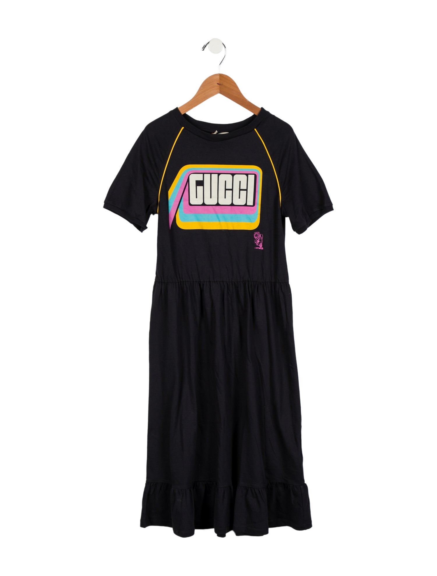 Gucci Girls' Graphic Short Sleeve Dress