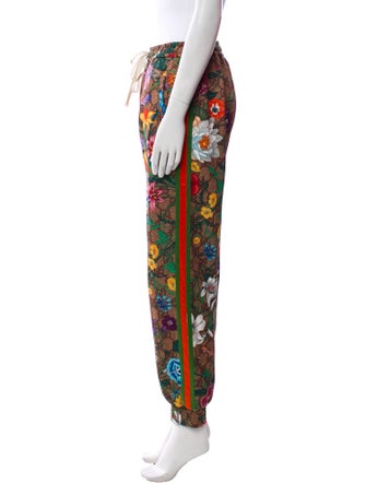 Gucci Floral Print Skinny Leg Pants