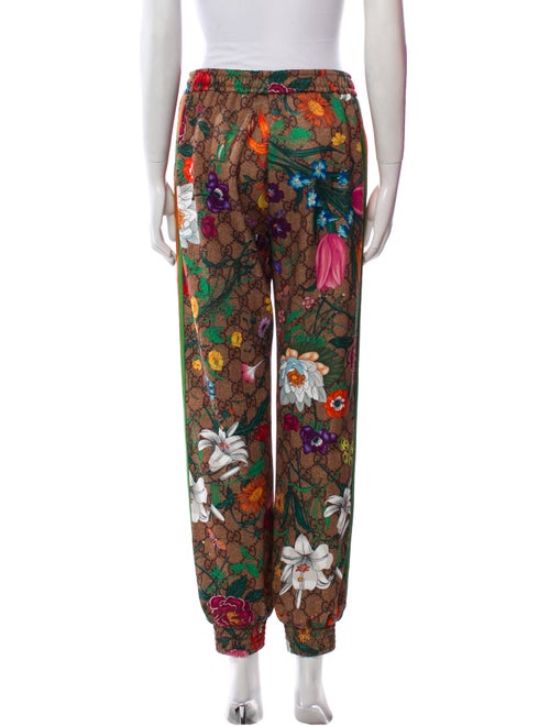Gucci Floral Print Skinny Leg Pants