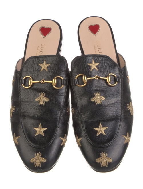 Gucci Horsebit Accent Leather Mules