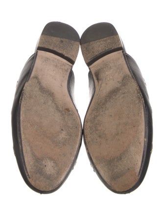 Gucci Horsebit Accent Leather Mules