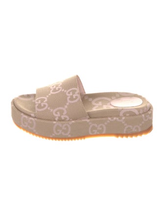 Gucci GG Canvas Canvas Slides