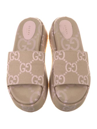 Gucci GG Canvas Canvas Slides
