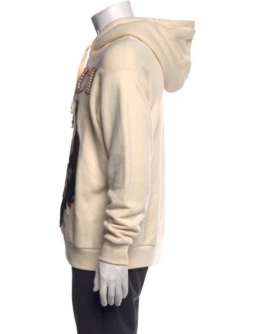 Gucci Graphic Print Crew Neck Hoodie