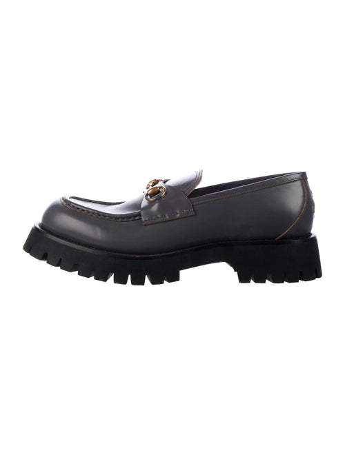 Gucci Horsebit Accent Leather Loafers