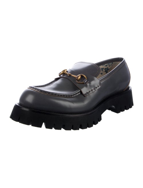 Gucci Horsebit Accent Leather Loafers