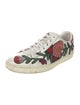 Gucci Web Accent Leather Sneakers
