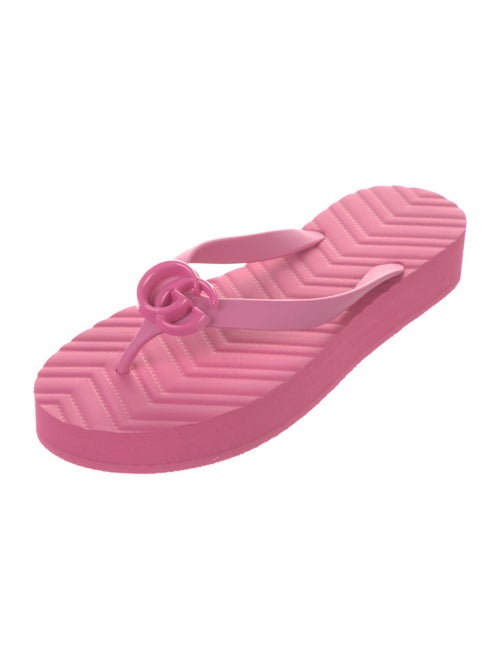 Gucci Double G Logo Rubber Slides