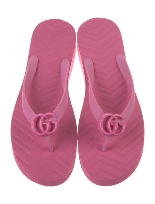 Gucci Double G Logo Rubber Slides