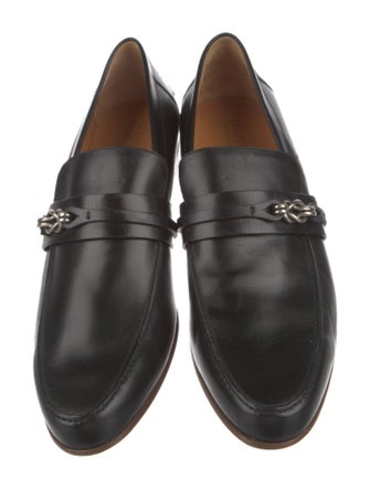 Gucci Horsebit Accent Leather Dress Loafers