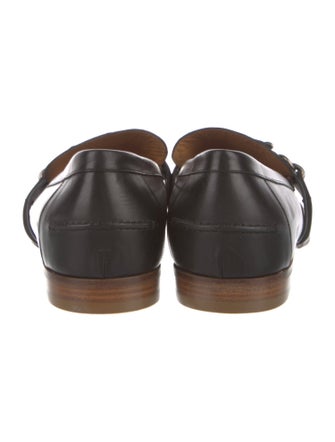 Gucci Horsebit Accent Leather Dress Loafers